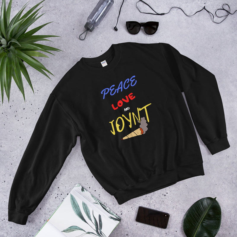 Peace, Love & Joint Unisex Sweatshirt