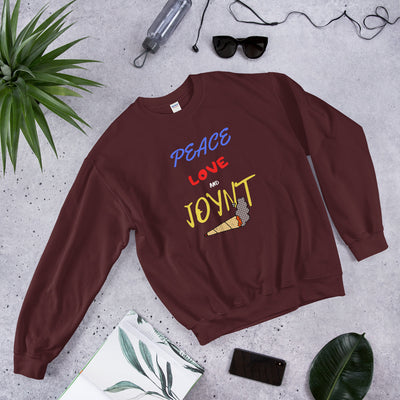 Peace, Love & Joint Unisex Sweatshirt - BOOM CULTURE APPAREL