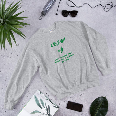 Vegan AF Unisex Sweatshirt - BOOM CULTURE APPAREL