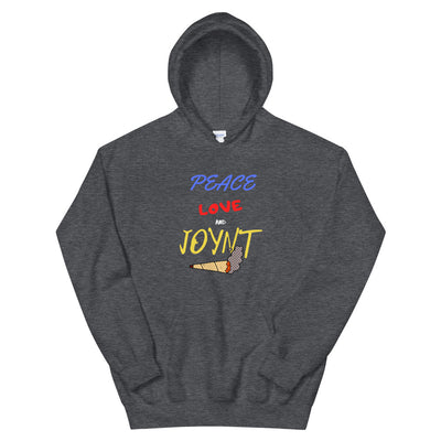 Peace, Love, Joint Unisex Hoodie - BOOM CULTURE APPAREL