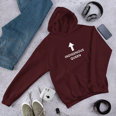 Indigenous Queen Unisex Hoodie - BOOM CULTURE APPAREL