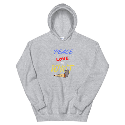 Peace, Love, Joint Unisex Hoodie - BOOM CULTURE APPAREL