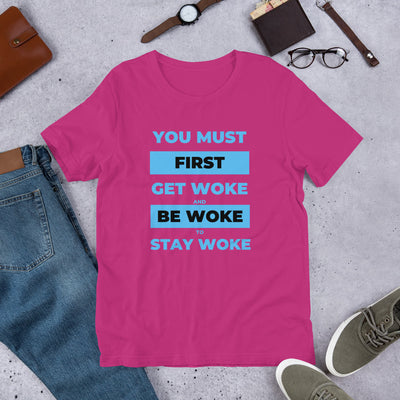 Get Woke Unisex T-Shirt - BOOM CULTURE APPAREL