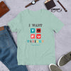 I Want TOFU Unisex T-Shirt - BOOM CULTURE APPAREL