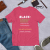 You Are Not Black Unisex T-Shirt - BOOM CULTURE APPAREL