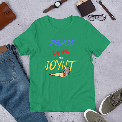 Peace, Love, Joint Unisex T-Shirt - BOOM CULTURE APPAREL