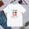 I Want TOFU Unisex T-Shirt - BOOM CULTURE APPAREL