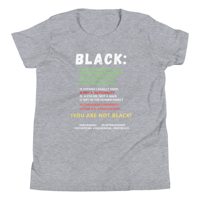 Your Are Not Black T-Shirt - BOOM CULTURE APPAREL